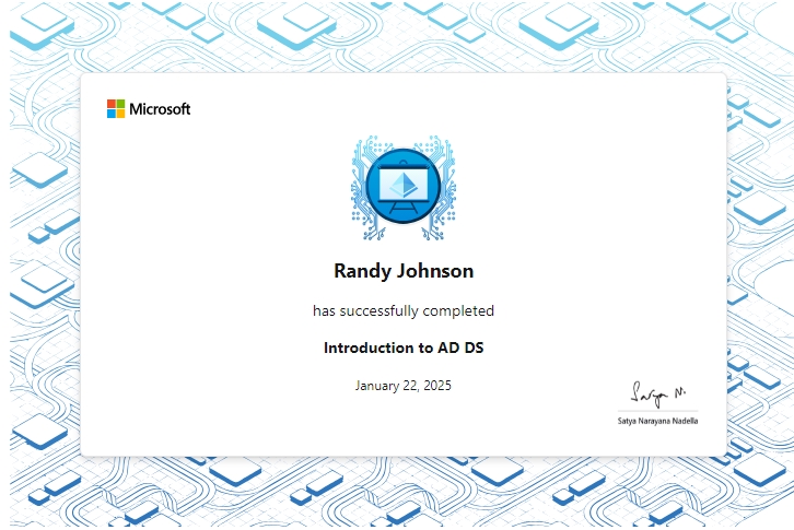 Microsoft Badge