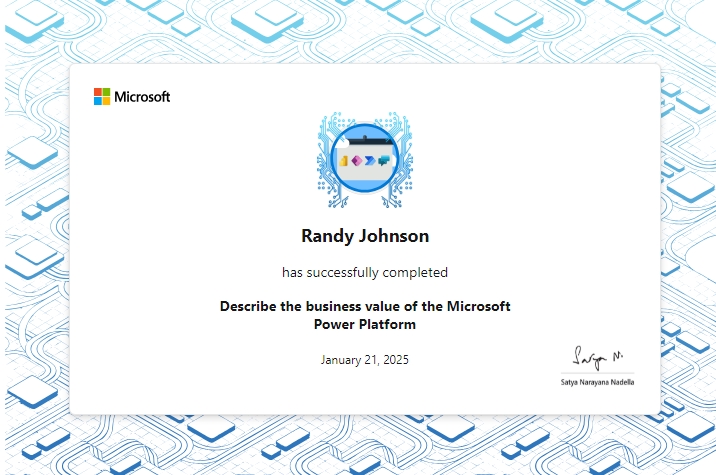 Microsoft Badge