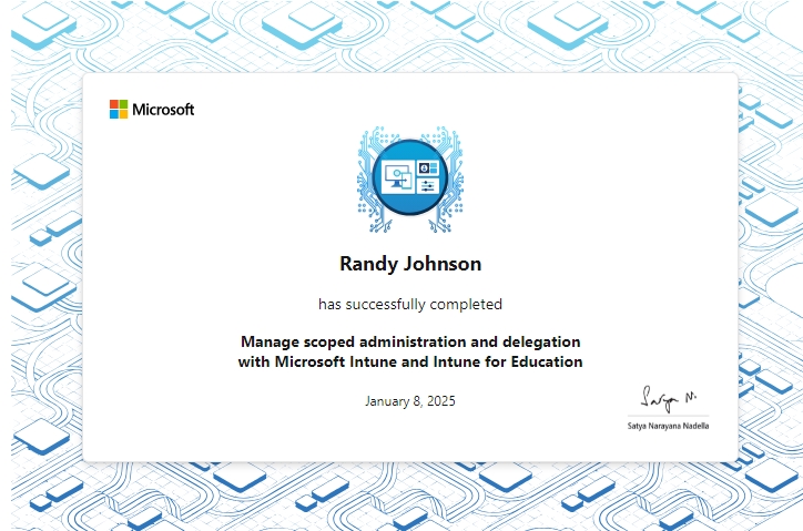 Microsoft Badge