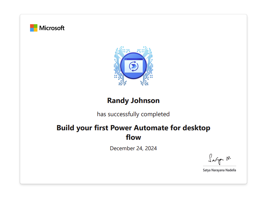 Microsoft Badge