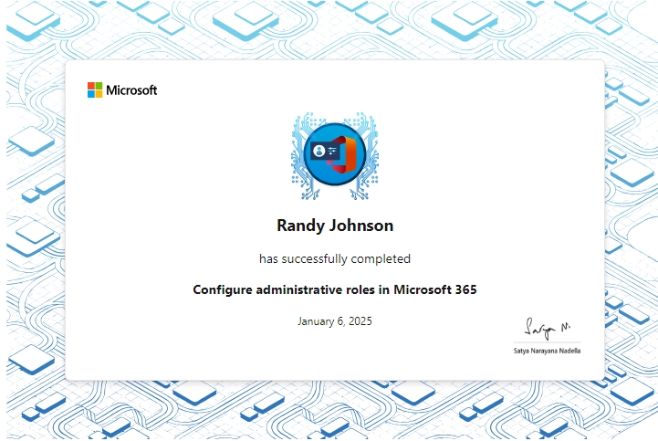 Microsoft Badge