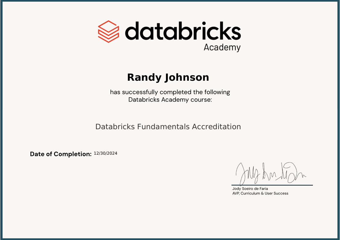 Databricks Badge