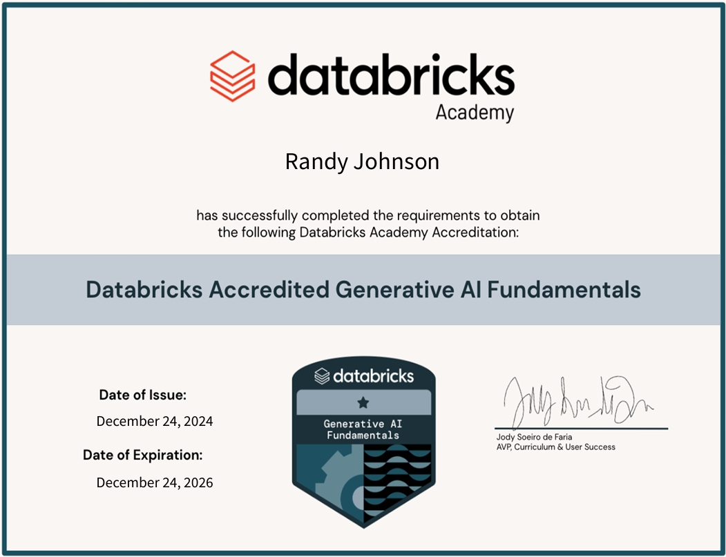 Databricks Badge